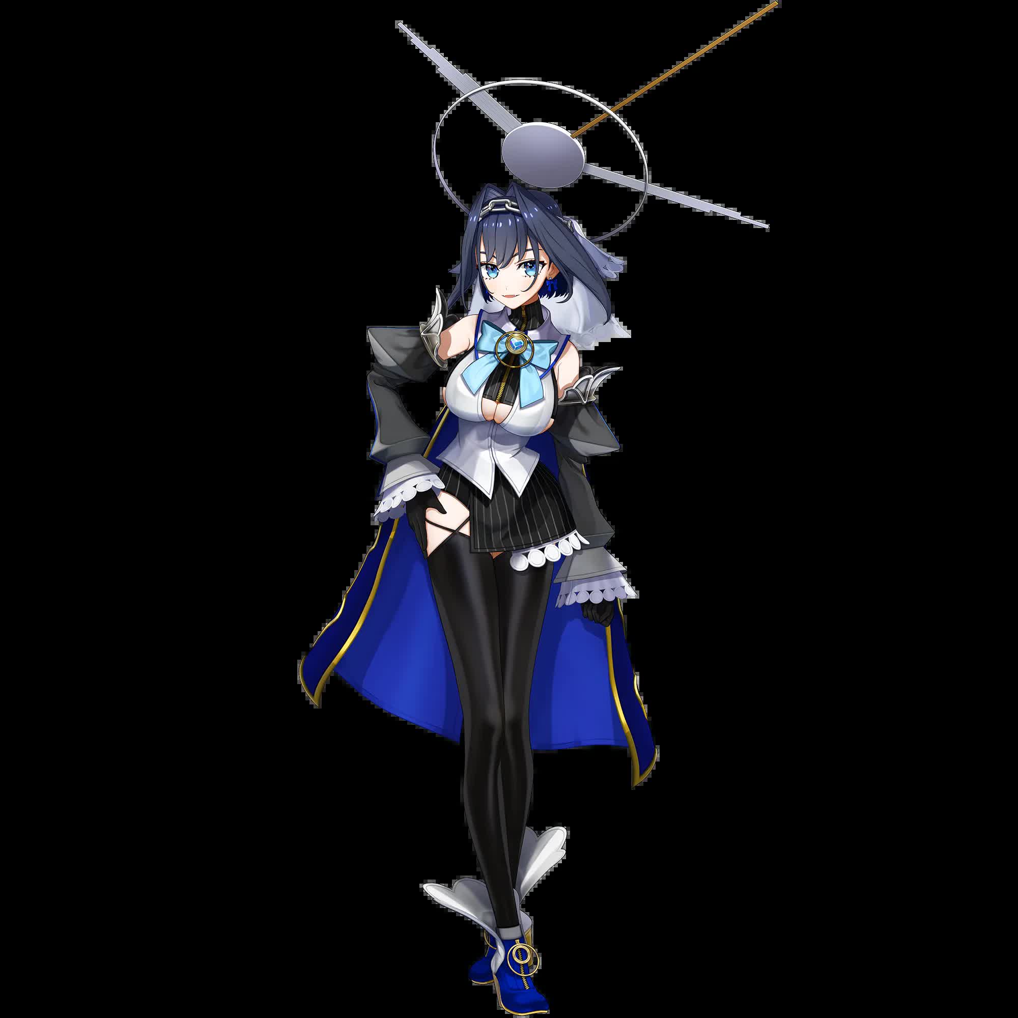 Ouro Kronii Hololive Council VTuber model, the Warden of Time