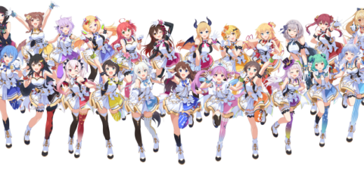 Hololive generations group idol key visual featuring JP and EN talents together