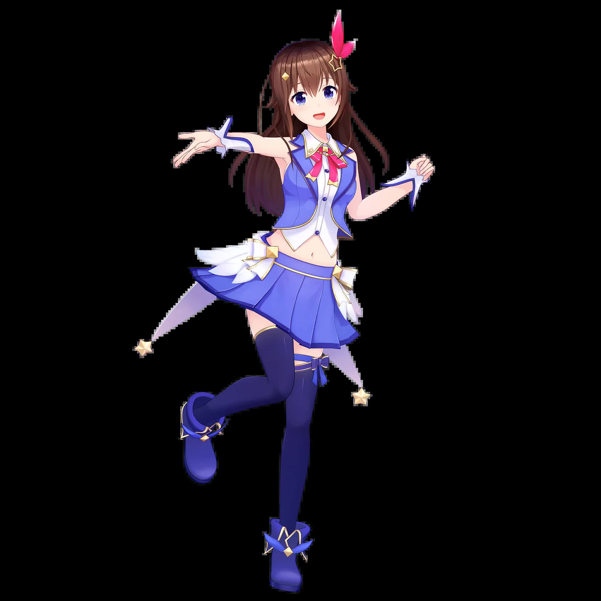 Tokino Sora the first Hololive Gen 0 idol official 2D model art