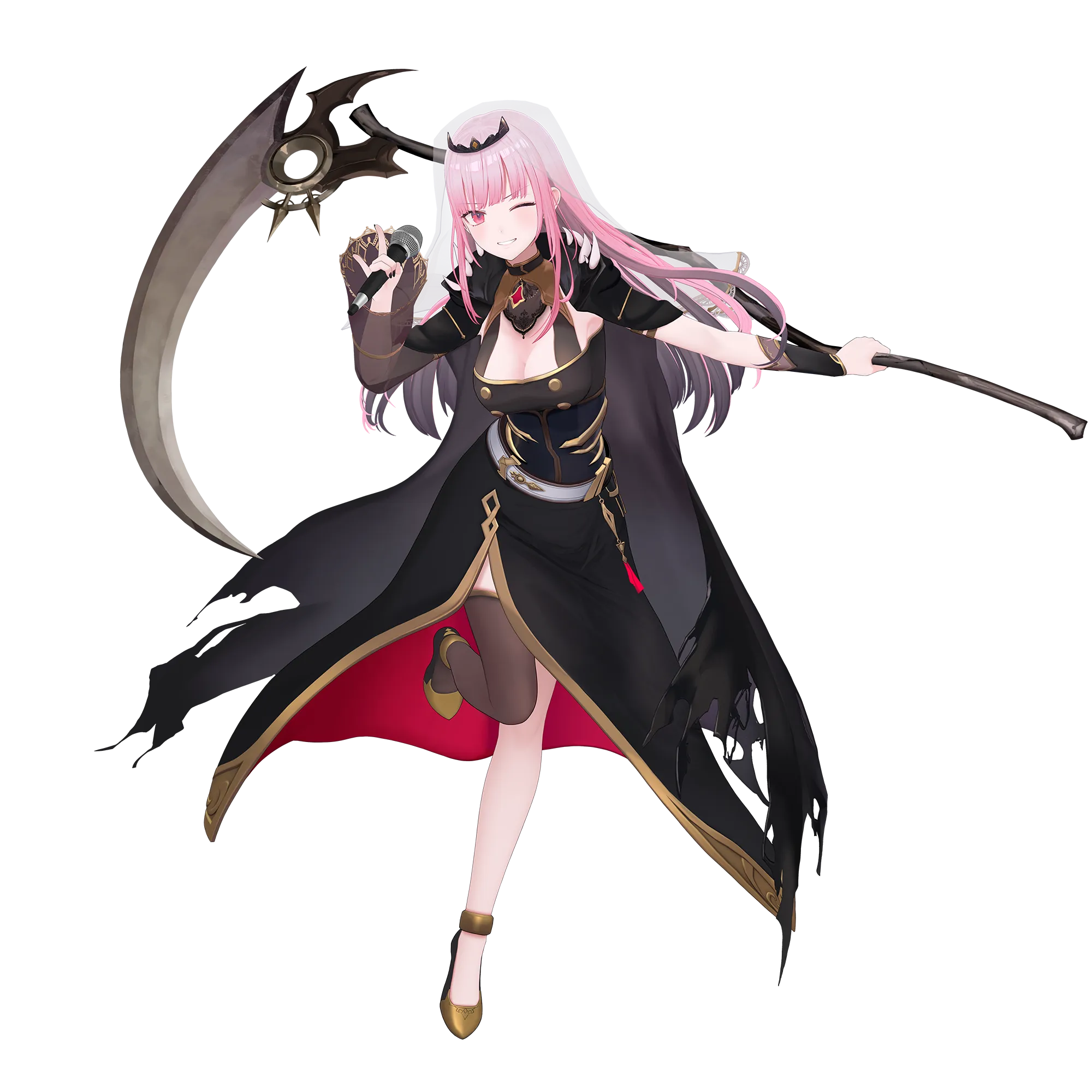 Mori Calliope grim reaper hololive myth VTuber official model and music artist