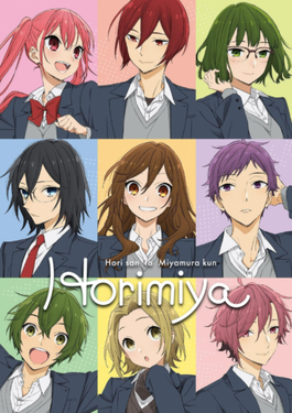Horimiya anime official key visual with Kyoko Hori and Izumi Miyamura
