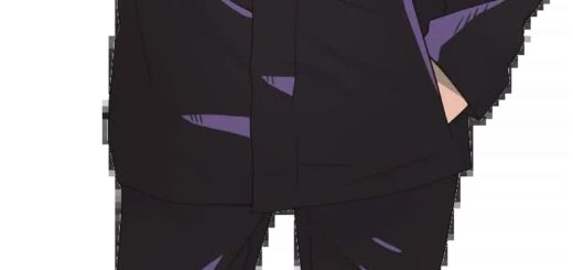 Satoru Gojo from Jujutsu Kaisen with the blindfold on, the top ranked hot anime guy