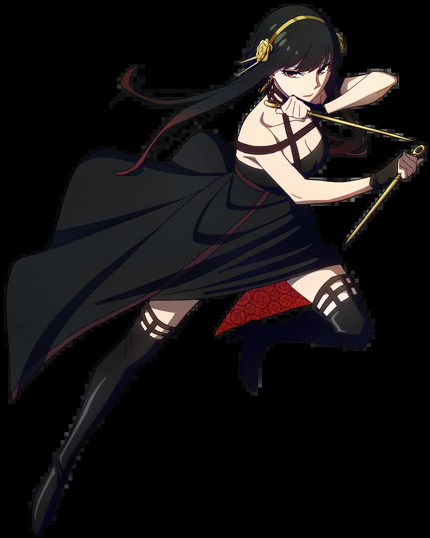 Yor Forger the Thorn Princess in her Spy x Family assassin design