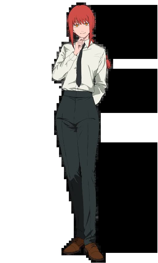 Makima the Control Devil with ringed hypnotic eyes in Chainsaw Man