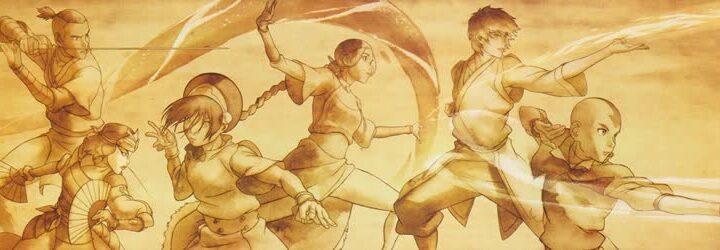 Avatar The Last Airbender Team Avatar group Aang Katara Sokka Toph