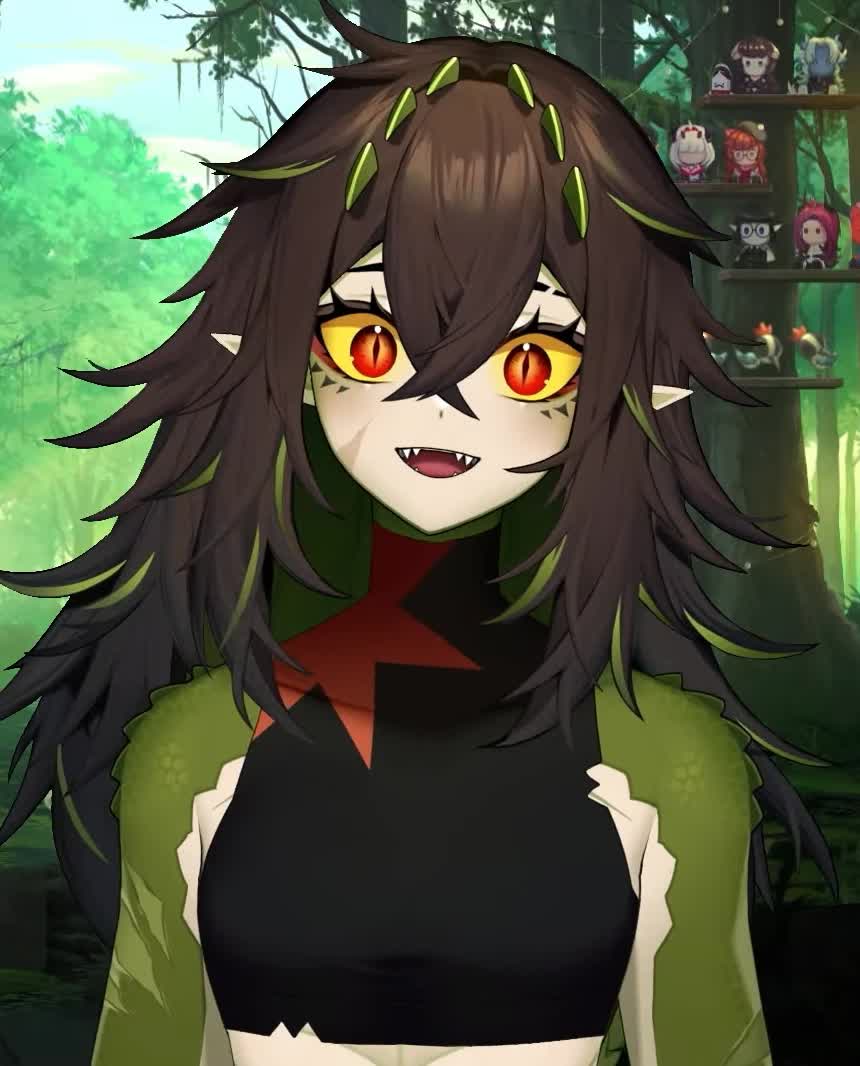 Kairyu Crocodile VTuber debut model from the BEASTIEZ group