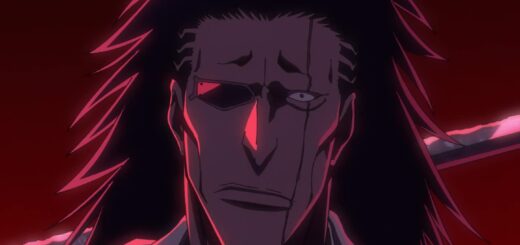 Kenpachi Zaraki captain of Squad 11 in the Bleach anime