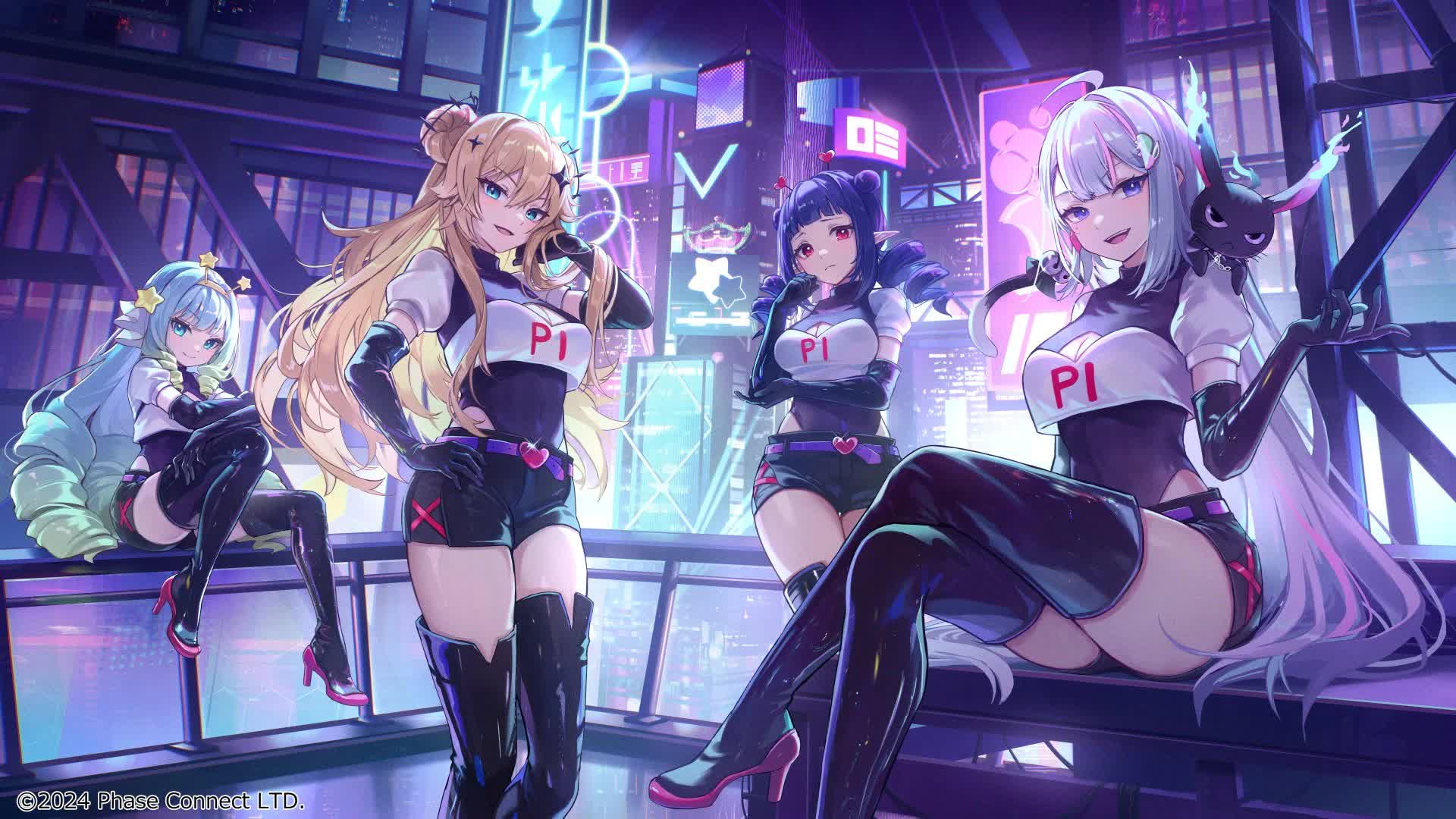 Phase Connect Phase Invaders wave artwork featuring Kaneko Lumi and Amaris Yuri