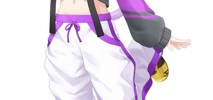 Nekomata Okayu official hololive character art