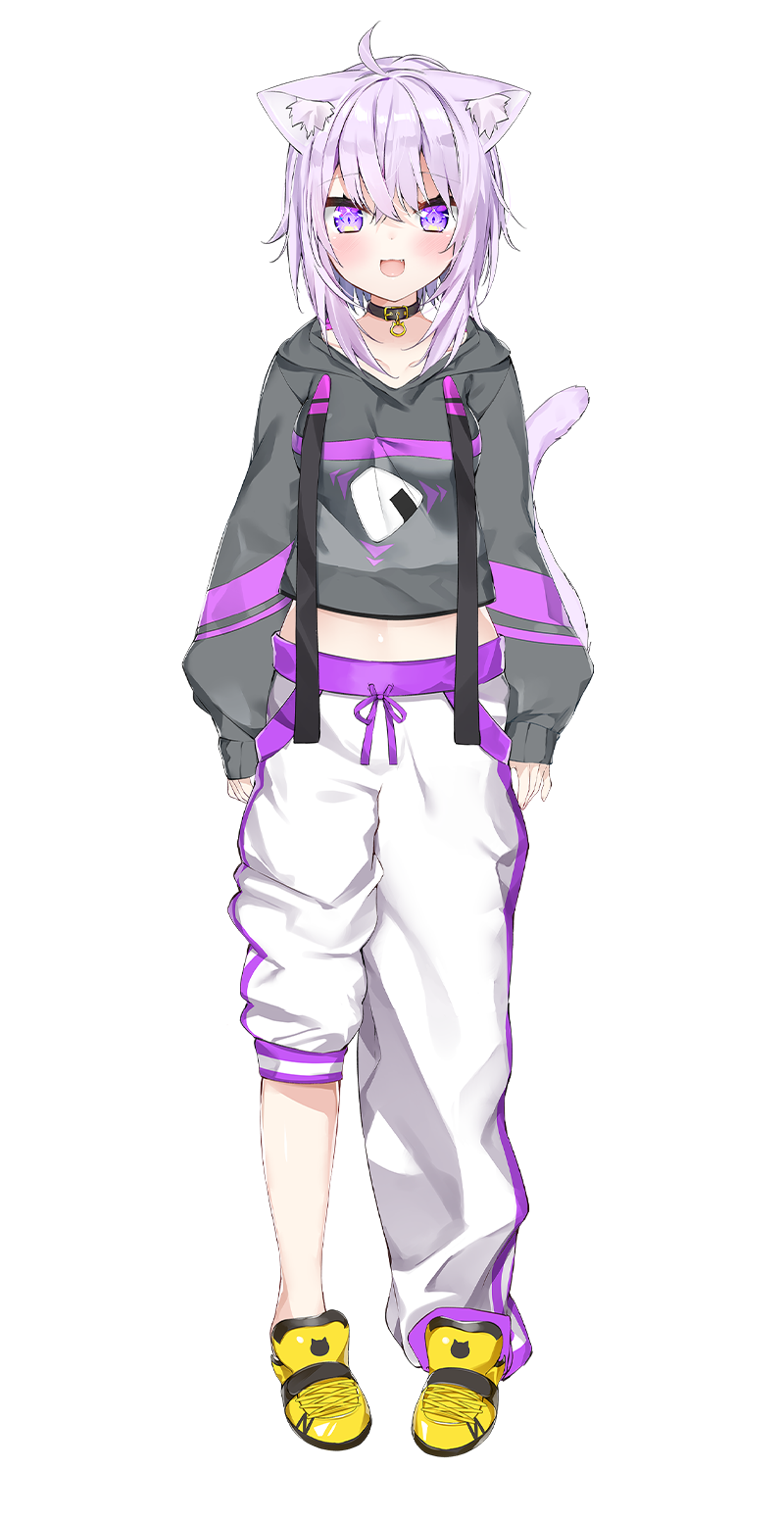 Nekomata Okayu hololive Gamers character art