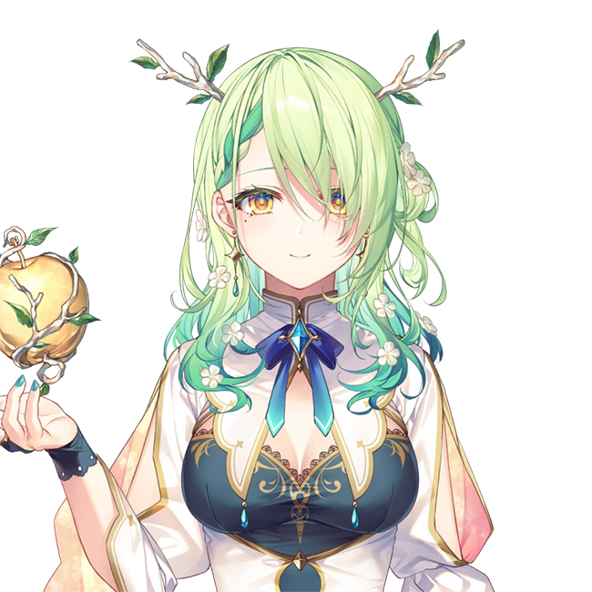 Ceres Fauna official Hololive English model art, the rumored Nimi VTuber past life