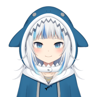 Gawr Gura official portrait Hololive Myth member