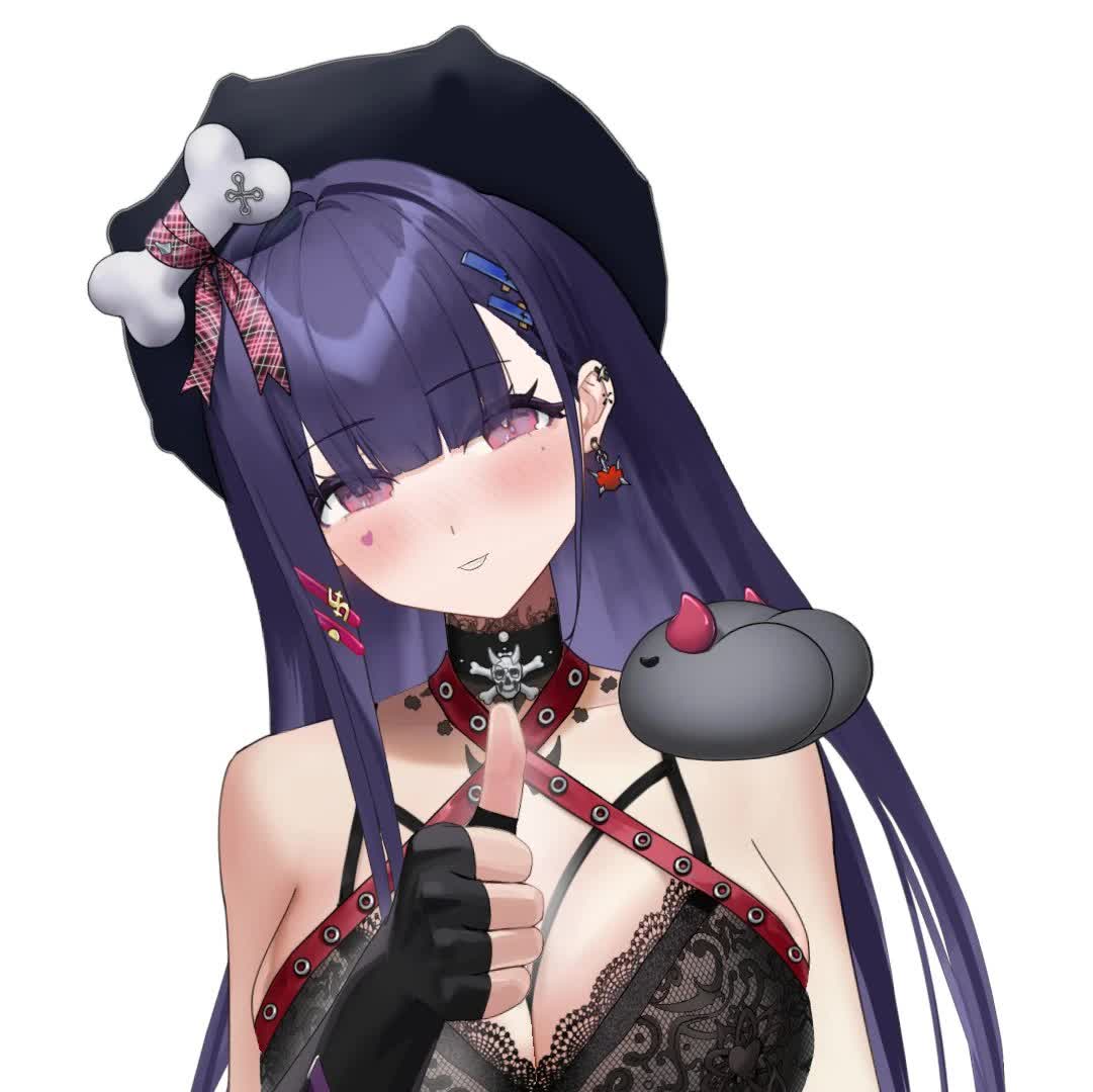 Numi VTuber in a cozy cat themed comfy outfit, the look tied to her subathon reveal aesthetic.