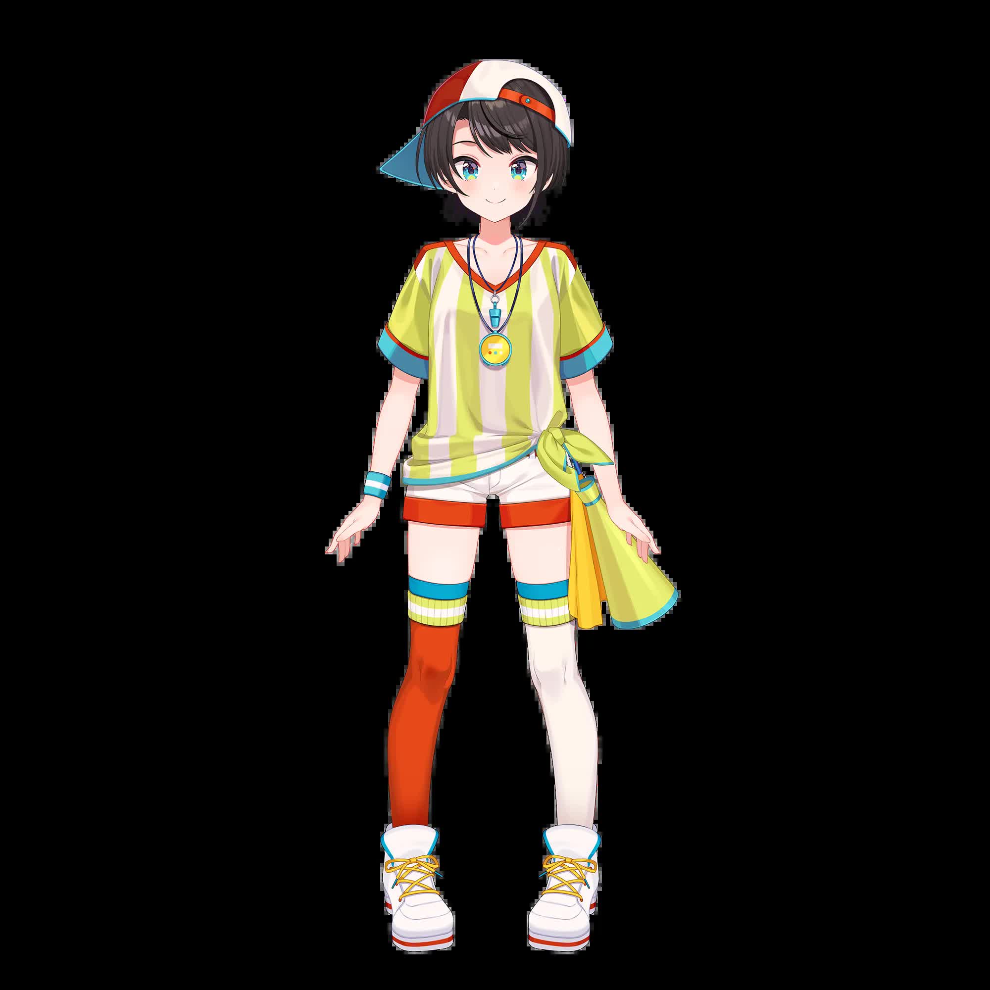 Oozora Subaru Hololive gen 2 talent official full body character art