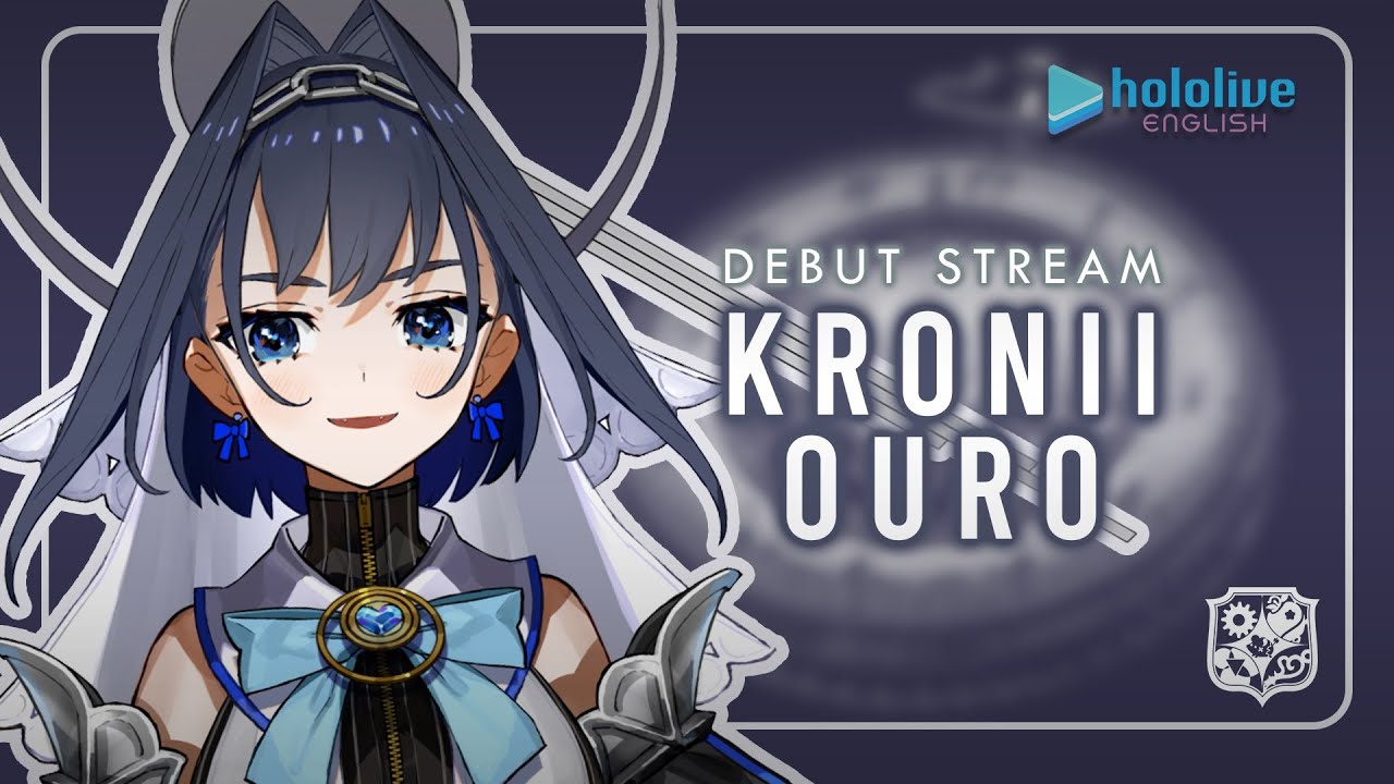 Ouro Kronii during her Hololive English Council debut stream on August 23, 2021