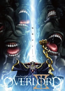 Overlord season 3 key visual of Ainz casting a mass spell for the Katze Plains battle