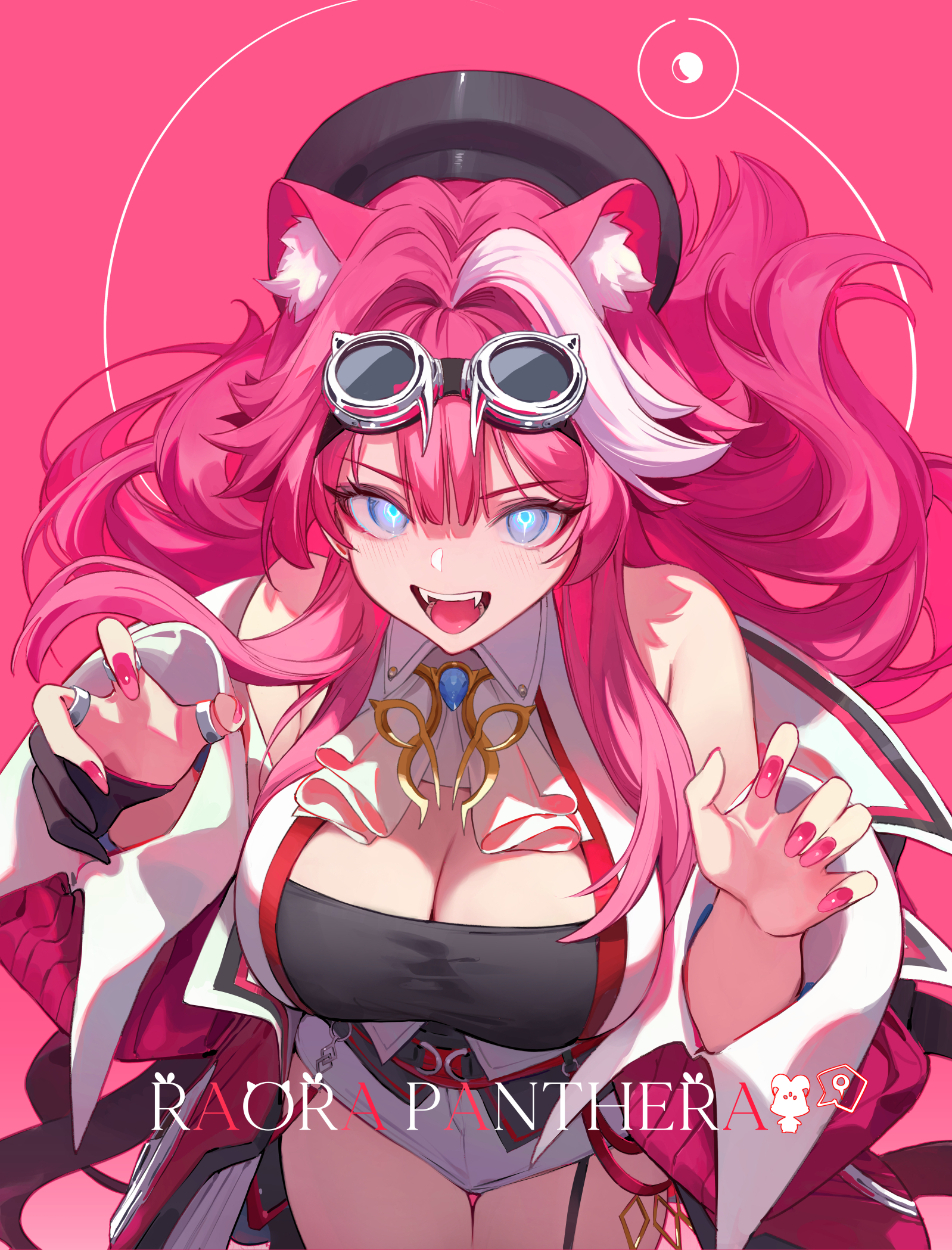 Raora Panthera debut commemorative illustration showing her professional art style
