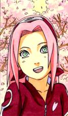 Sakura Haruno official Naruto character art by Masashi Kishimoto