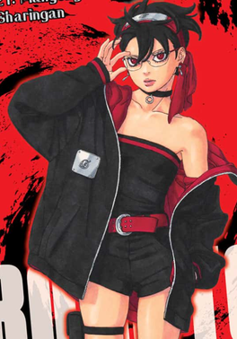 Sarada Uchiha, daughter of Sakura and Sasuke, in Boruto