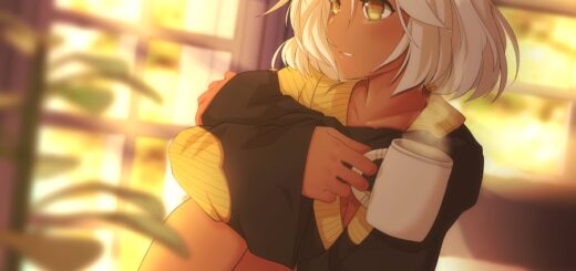 Sansin VTuber official 2D model, the chill and comfy Korean mountain dragon