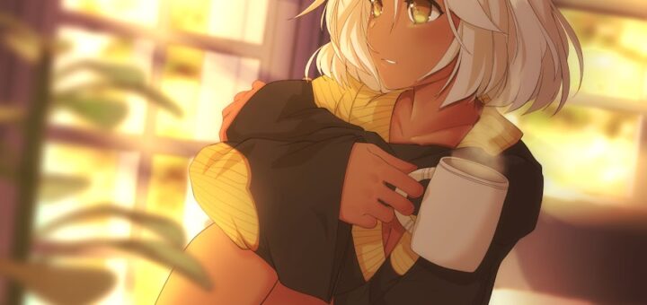 Sansin VTuber official 2D model, the chill and comfy Korean mountain dragon