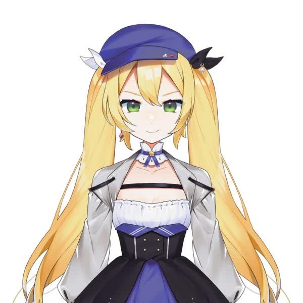 Dokibird indie VTuber 2D model portrait