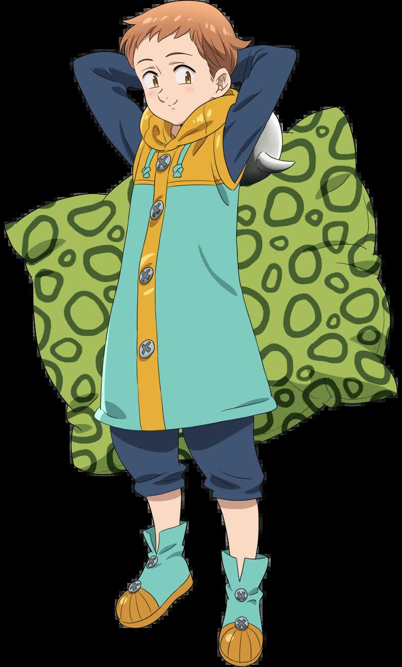 King the Grizzly Sin of Sloth and third Fairy King official anime design