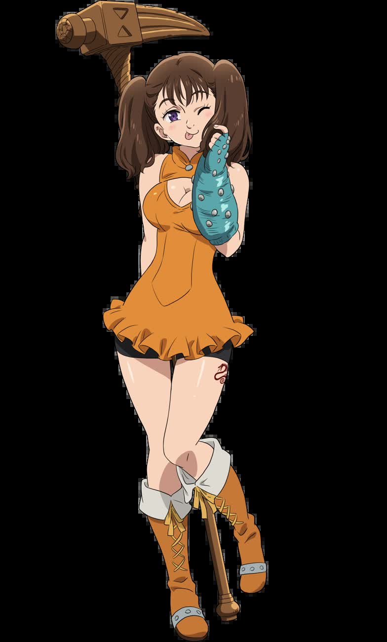 Diane the Serpent Sin of Envy giant official anime design