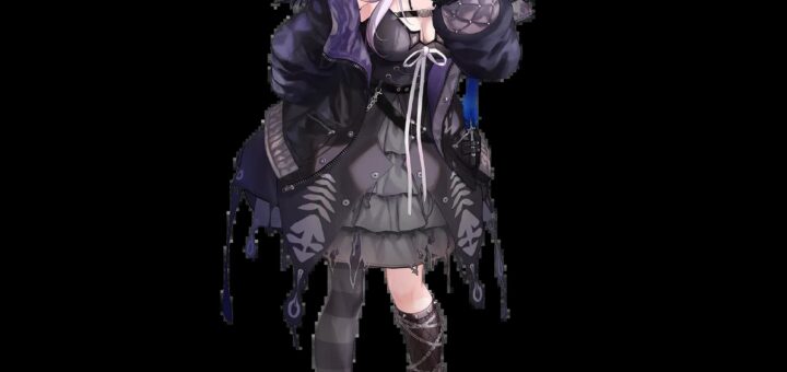 Shiori Novella official Hololive VTuber 2D model with gothic storybook design and eye motif