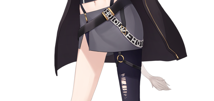 Shishiro Botan Hololive VTuber official white lion model art