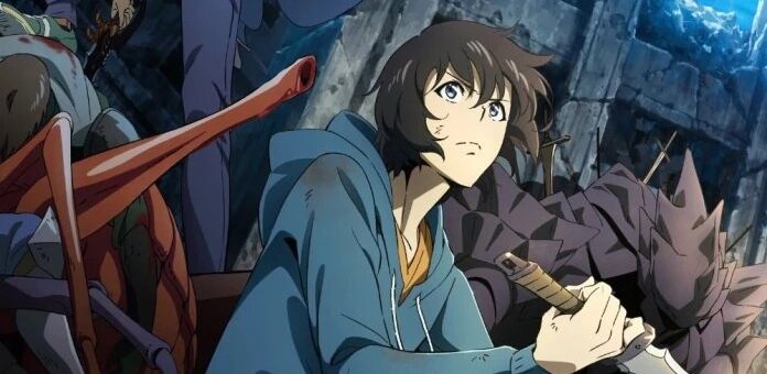 Solo Leveling anime official key visual featuring Sung Jinwoo