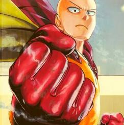 Saitama from One Punch Man, ranked the strongest anime character of all time