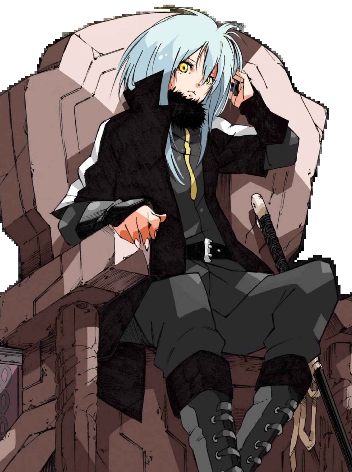 Rimuru Tempest from That Time I Got Reincarnated as a Slime in humanoid form
