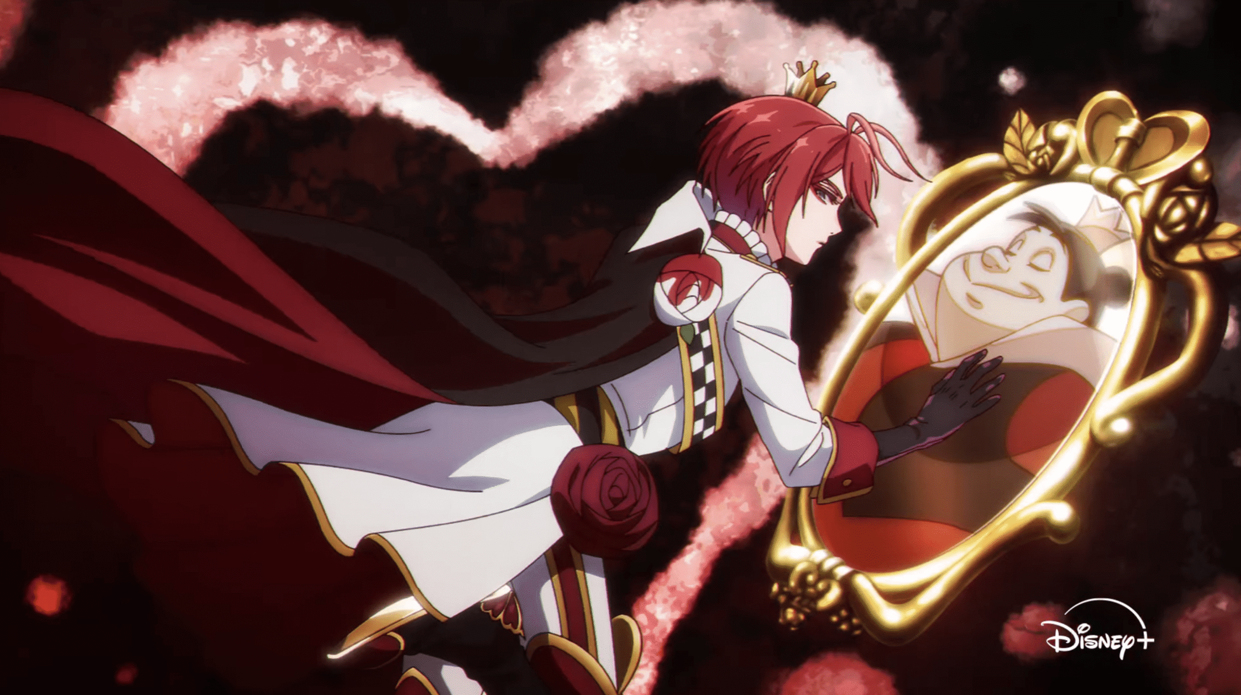 Riddle Rosehearts of Heartslabyul dorm in the Twisted Wonderland anime