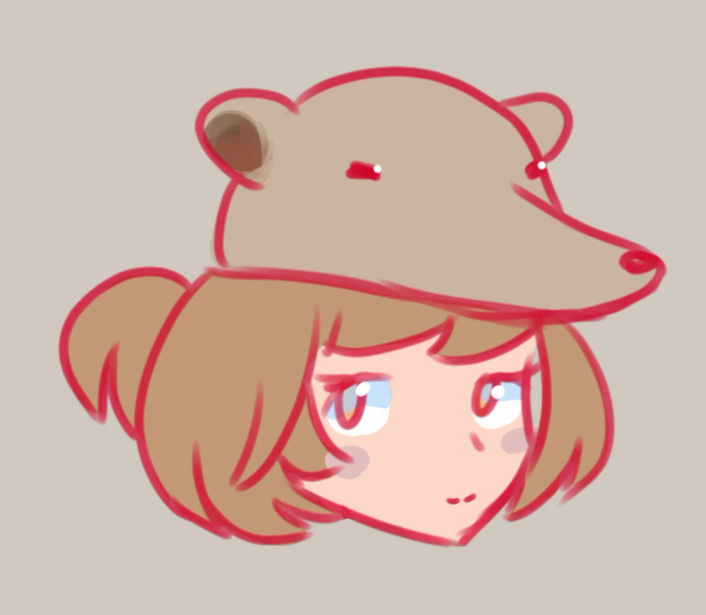 Early Neuro-sama v0 model art from the osu era
