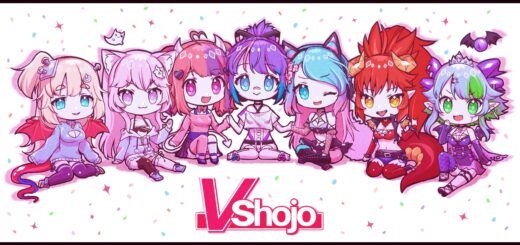 VShojo members full roster group art with Ironmouse Nyanners Projekt Melody Zentreya Froot Silvervale and Hime Hajime