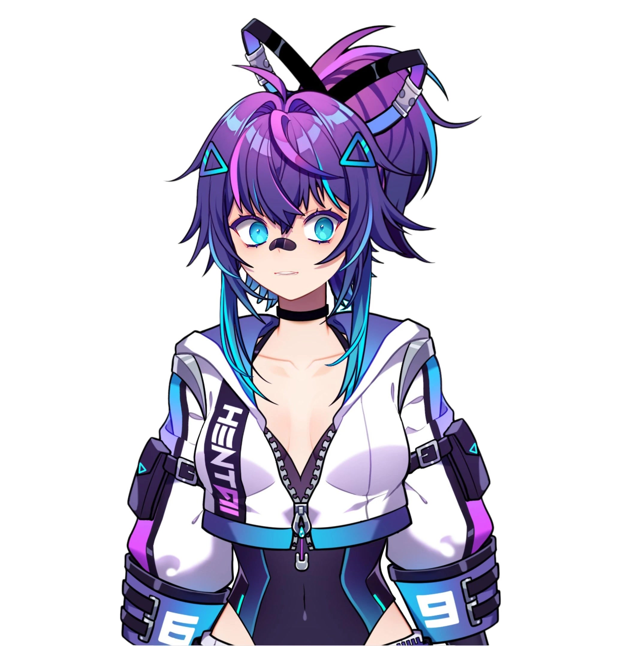 Projekt Melody VShojo official 3D anime hacker girl model VTuber