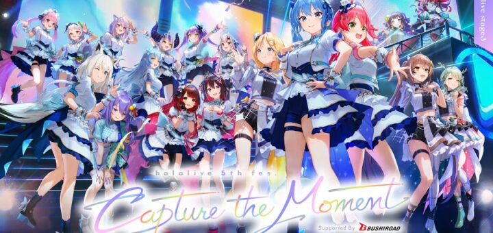 VTuber concert stage at a hololive fes 3D live show