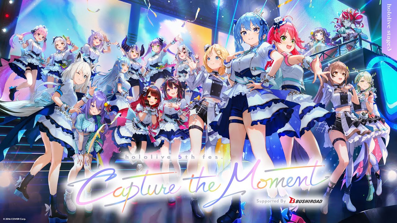 VTuber concert stage at a hololive fes 3D live show