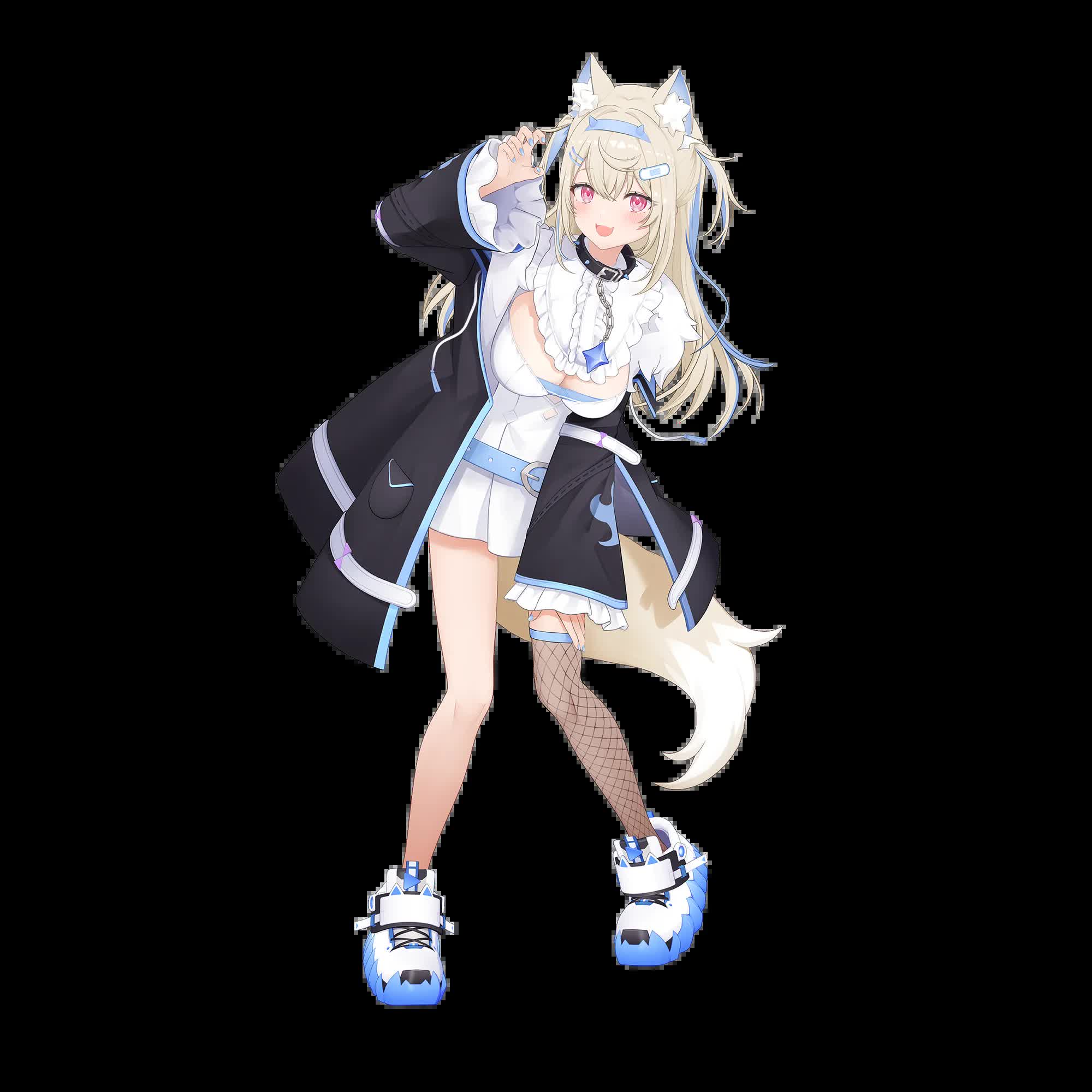 FUWAMOCO Fuwawa Abyssgard official Hololive English Advent 2D model