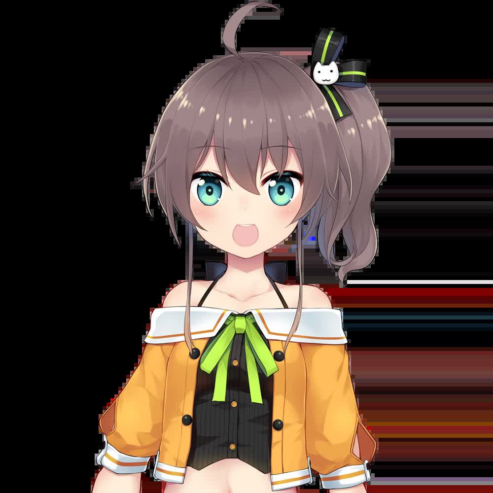 Natsuiro Matsuri Hololive VTuber with gyaru gal aesthetic