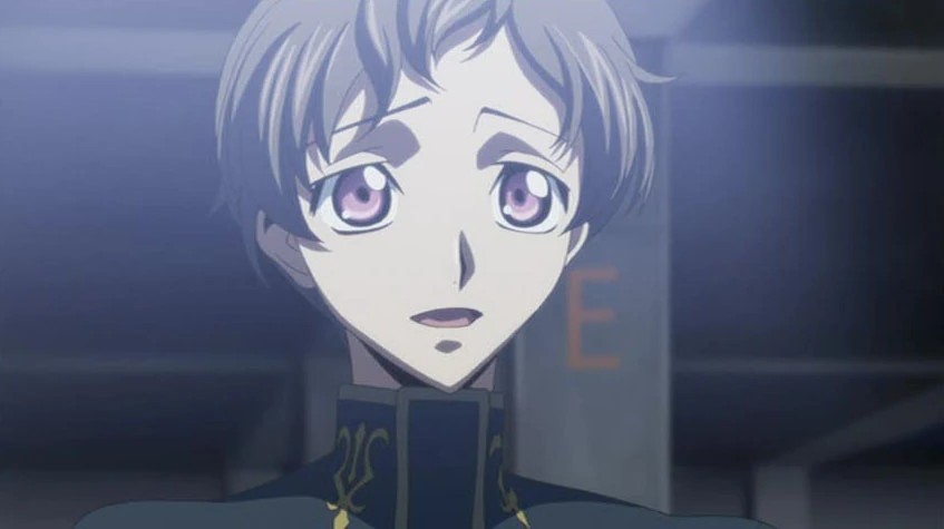 Rolo Lamperouge from Code Geass with his gentle sweet boy expression