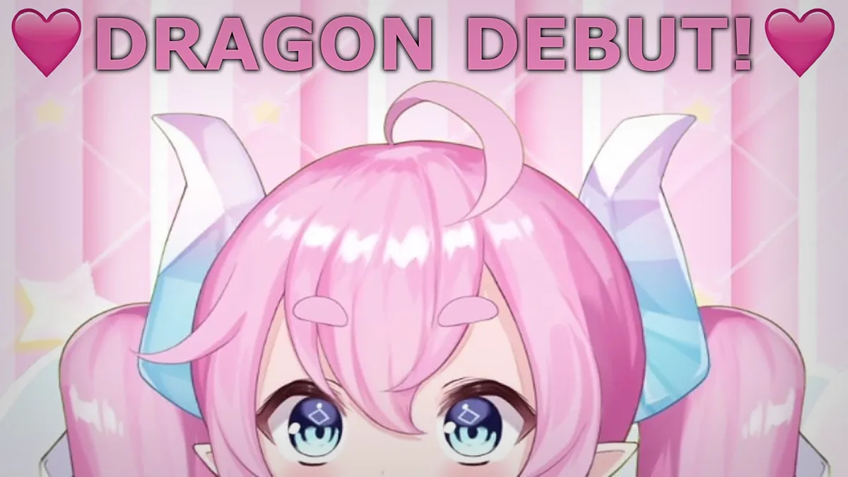 Chibidoki debut stream thumbnail from her official YouTube channel